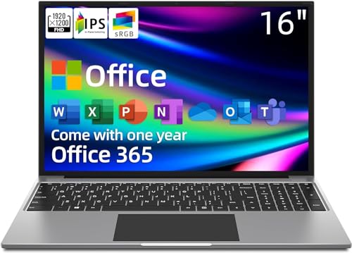 Imagen principal de JUMPER Ordenador Portatil 16 Pulgadas FHD, 4GB RAM 128GB SSD, Celeron 