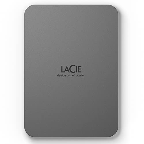 Imagen principal de LaCie Mobile Drive, 5 TB, HDD portátil externa, Moon Silver, USB-C 3.