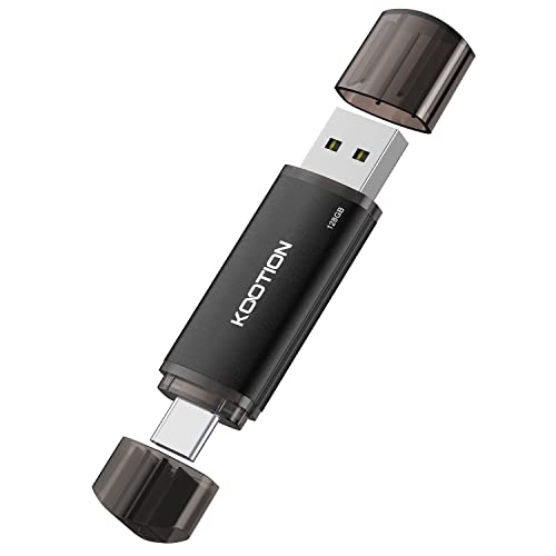 Imagen principal de KOOTION Memoria USB de 128 GB, USB C OTG 2.0, 2 en 1, 128 G, Unidad Fl