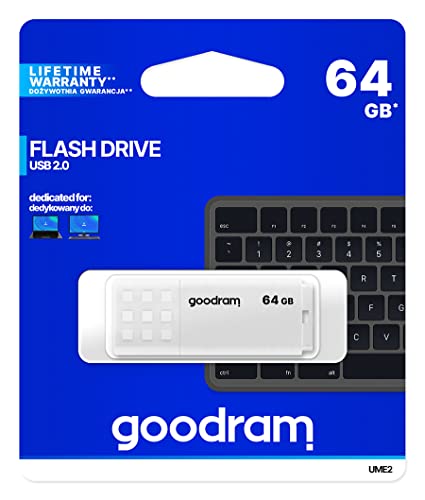 Imagen principal de Goodram UME2-0640W0R11 PENDRIVE USB 64GB USB 2.0 Blanco