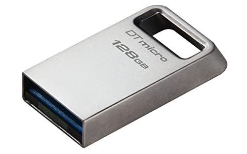 Imagen principal de Kingston DataTraveler Micro Unidad Flash USB 128GB 200MB/s Metal USB 3