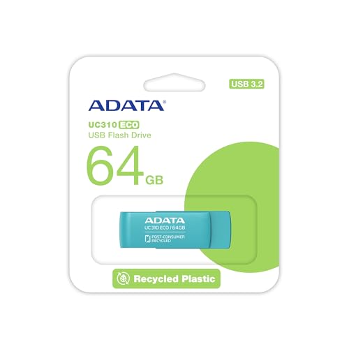 Imagen principal de Memoria USB Adata UC310 64 GB Verde