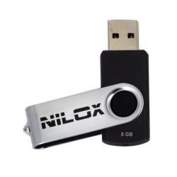 Imagen principal de NILOX Memoria USB 2.0 8 GB Negro