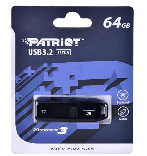 Imagen principal de PATRIOT XPorter 3 64 GB (Schwarz, USB-A 3.2 Gen 1) Marca