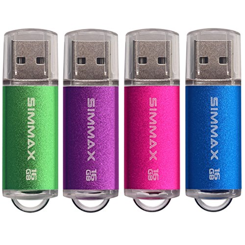 Imagen principal de Memorias USB 4 Piezas 16GB USB 2.0 Stick Flash Drive Pendrives Almacen