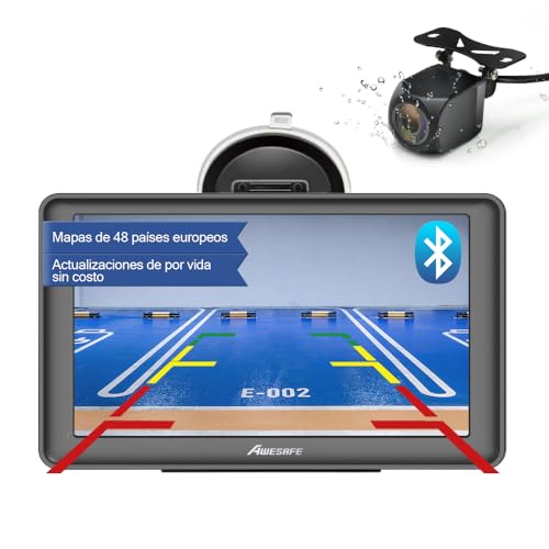 Imagen principal de AWESAFE 7'' Pantalla Navegador GPS Off Road con Cámara Trasera y Blue