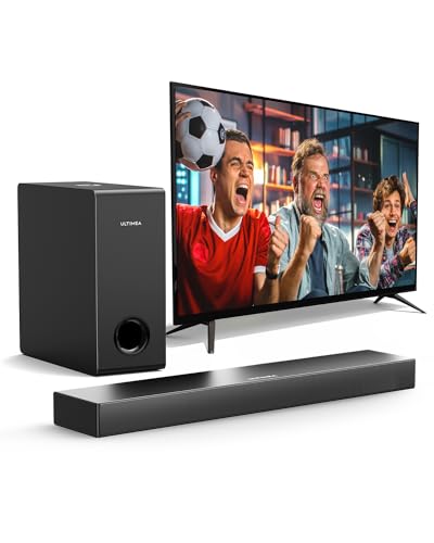 Imagen principal de ULTIMEA Barra de Sonido para TV con Subwoofer, Potencia Máxima 160W, 