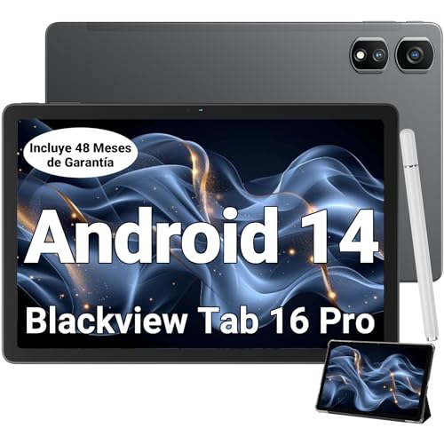 Imagen principal de Blackview Android 14 Tablet Tab16Pro, 16GB RAM 256GB ROM/1TB TF Gaming