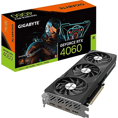 Imagen principal de Gigabyte NVIDIA GeForce RTX 4060 GAMING OC Targeta gráfica - 8GB GDDR