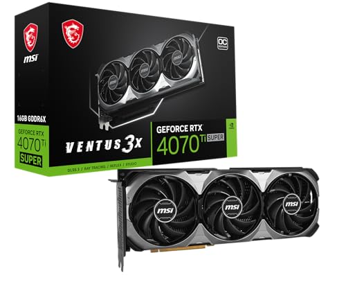 Imagen principal de MSI GeForce RTX 4070 Ti SUPER 16G VENTUS 3X OC - Tarjeta gráfica