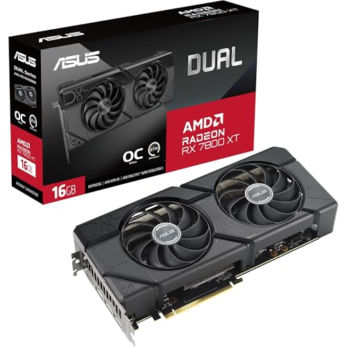 Imagen principal de ASUS Dual Radeon RX 7800 XT OC Edition 16GB GDDR6 - Tarjeta gráfica (