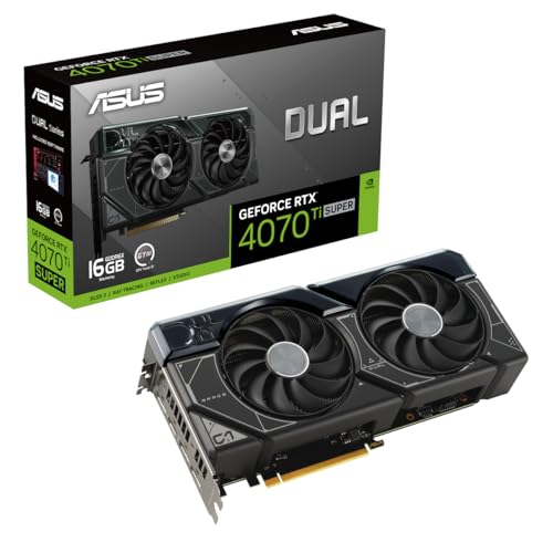 Imagen principal de ASUS Dual GeForce RTX 4070 Ti Super 16GB GDDR6X Tarjeta gráfica Gamin