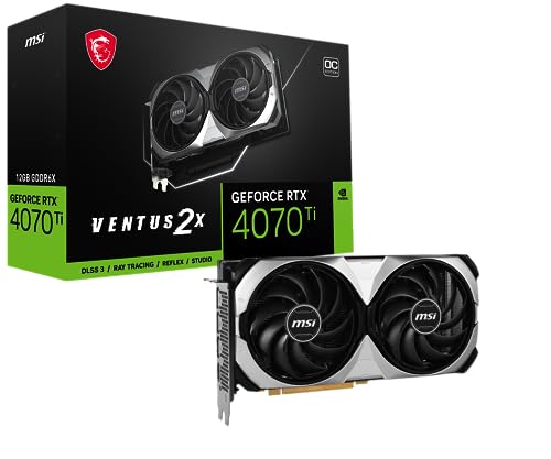 Imagen principal de MSI GeForce RTX 4070 Ti VENTUS Tarjeta Gráfica, 2 x 12GB GDDR6, OC