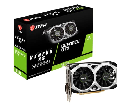 Imagen principal de MSI GeForce GTX 1650 D6 Ventus XS OCV1 - Tarjeta gráfica (4 GB, GDDR6