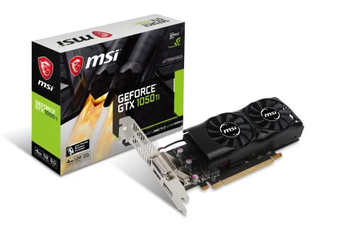 Imagen principal de MSI GeForce GTX 1050 Ti 4GT LP - Tarjeta gráfica (refrigeración DUAL