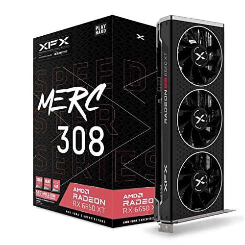 Imagen principal de XFX Speedster MERC308 Radeon RX 6650XT Black Gaming Tarjeta gráfica c