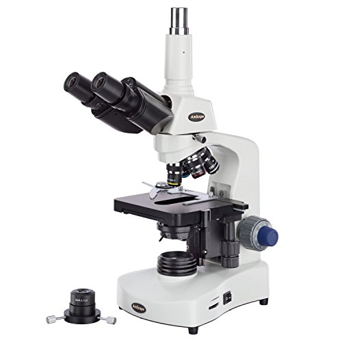 Imagen principal de AmScope T340B-DK-LED Siedentopf Trinocular Compound Microscope, 40X-20