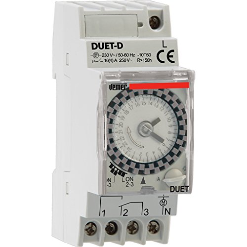 Imagen principal de VEMER VP879100 DUET-D - Temporizador Horario Electromecánico, Interru