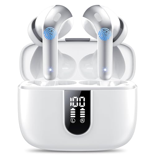 Imagen principal de Auriculares Inalámbricos Bluetooth, Auriculares Bluetooth 5.3 con 4 H