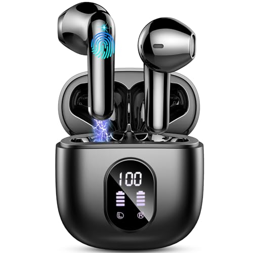 Imagen principal de Auriculares Inalambricos, Auriculares Bluetooth 5.3 HiFi Estéreo, 50H