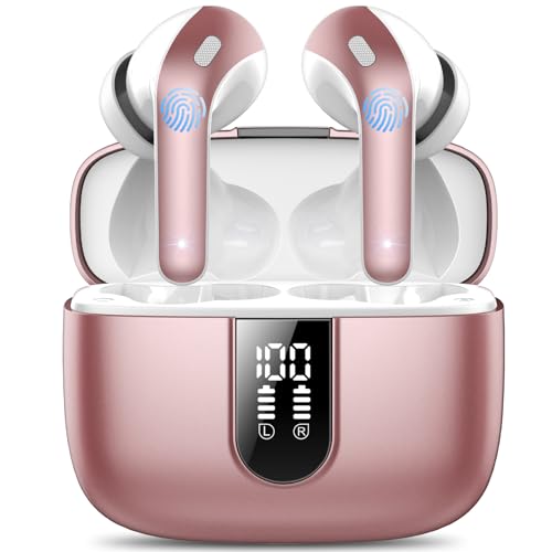 Imagen principal de Auriculares Inalámbricos Bluetooth, Auriculares Bluetooth 5.3, 4 Mic 