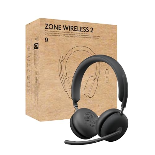 Imagen principal de Logitech Zone Wireless 2, Auriculares con Micrófono con Cancelación 