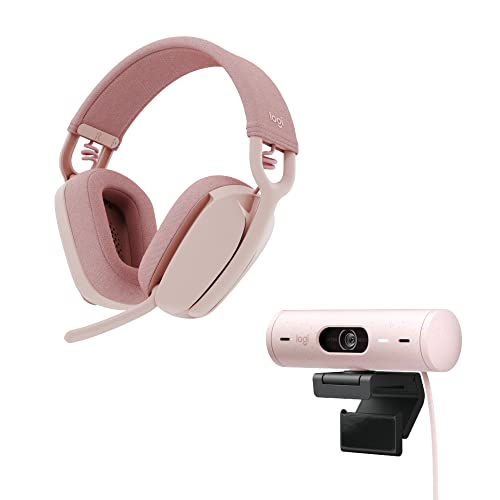 Imagen principal de Logitech Brio 500, Cámara Web Full HD, y Zone Vibe 100, Auriculares I