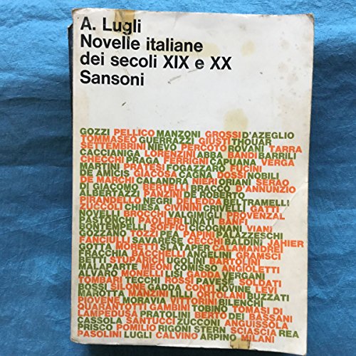 Imagen principal de Novelle italiane dei secoli XIX e XX.