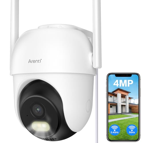 Imagen principal de ARENTI 2,5K/4MP Cámara Vigilancia WiFi Exterior, 2,4G&5GHz Cámara Vi