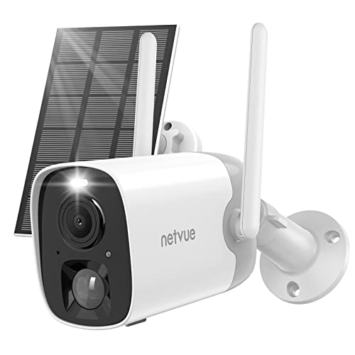 Imagen principal de NETVUE Camara Vigilancia WiFi Exterior Batería con Solar, 1080P Camar