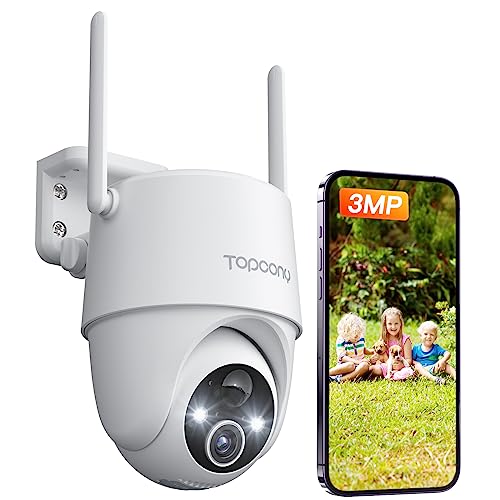 Imagen principal de Topcony 2K Cámara de Vigilancia WiFi Exterior Batería, Cámara de Se