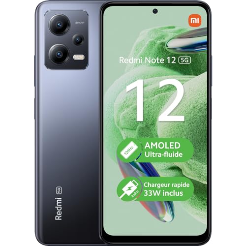 Imagen principal de Smartphone Xiaomi Redmi Note 12 6,67 5G Double nano SIM 128 Go Gris