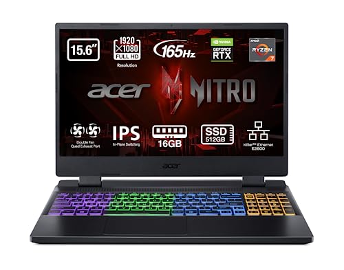 Imagen principal de Acer Nitro 5 AN515-46 - Ordenador Gaming de 15,6 FHD IPS 165Hz (AMD Ry