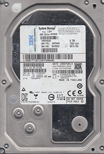 Imagen principal de HUA723020ALA640, PN 0F15126, MLC MRK910, IBM 2TB SATA 3.5 Hard Drive