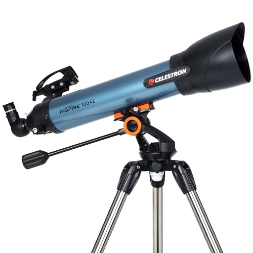 Imagen principal de Celestron 22403 Inspire 100AZ Telescopio refractor con Adaptador Integ