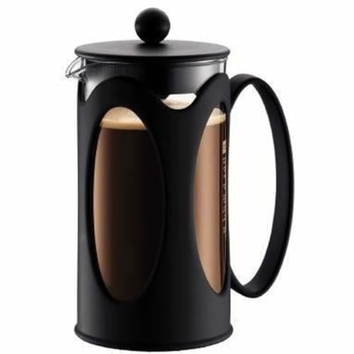 Imagen principal de Bodum CD Kenya 8 Cup Black Cafetera émbolo, Acero Inoxidable, Negro, 