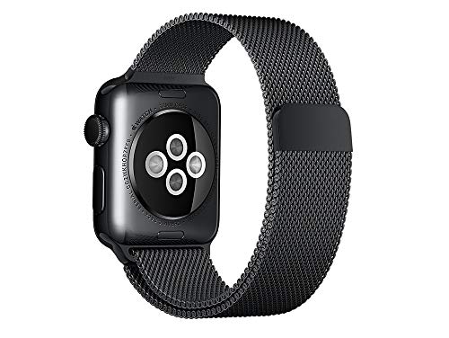 Imagen principal de APPLE 42 mm Space Black Milanese Loop