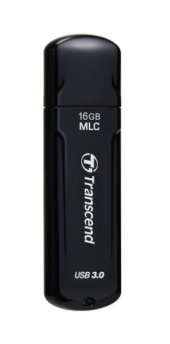 Imagen principal de Transcend JetFlash 750 - Memoria USB de 16 GB, Color Negro