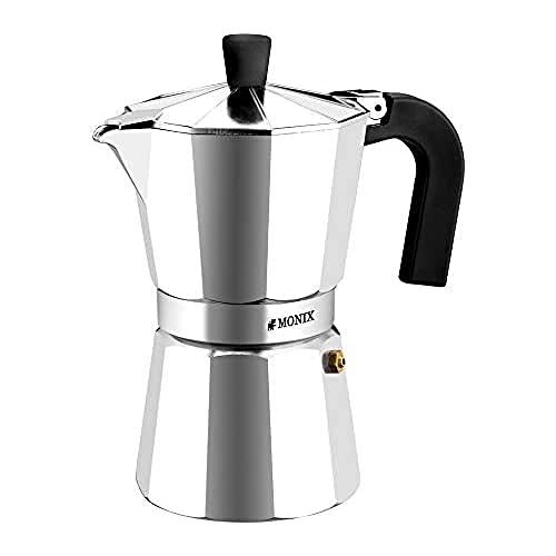 Imagen principal de MONIX Vitro Express Cafetera de aluminio 6 tazas, apta para todo tipo 