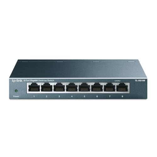 Imagen principal de TP-Link 8-Port Gigabit Ethernet Switch, Desktop/Wall-Mount, Steel Case