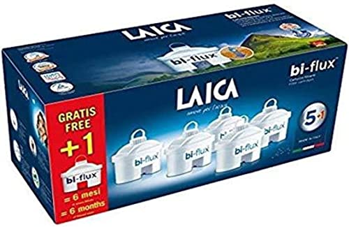 Imagen principal de Pack de 6 filtros (5+1) bi-flux que mejoran el sabor del agua, reducen