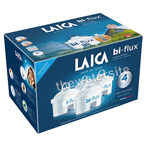 Imagen principal de Laica 4 filtros bi-Flux Blanco, 4 Unidad (Paquete de 1), 4