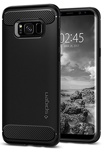 Imagen principal de Spigen Funda Rugged Armor Compatible con Samsung Galaxy S8 - Negro Mat