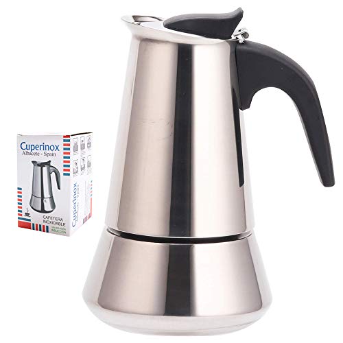 Imagen principal de CUPERINOX Cafetera Italiana inducción | 10 Tazas | cafetera Express p