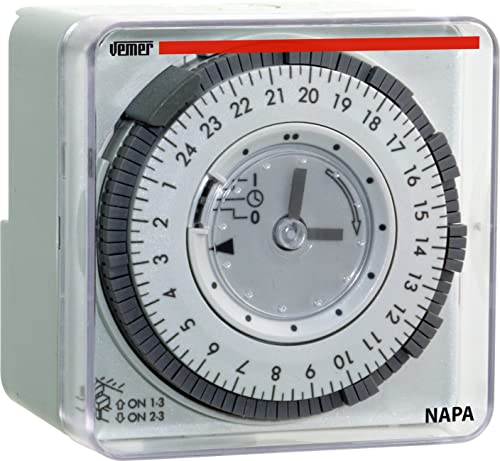 Imagen principal de VEMER VP884100 NAPA D - Temporizador/Interruptor Horario Electromecán