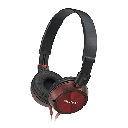 Imagen principal de Sony MDRZX300R - Auriculares de diadema cerrados, negro y rojo