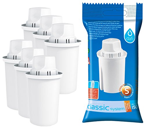 Imagen principal de Dafi Pack de 6 Filtros de agua compatibles con Brita Classic