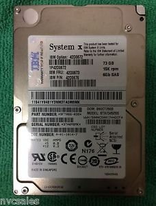 Imagen principal de IBM st973452ss 72 GB 15 K SAS 6 Gb/s