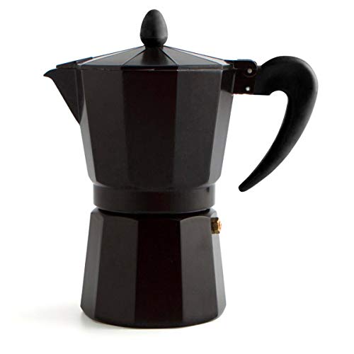 Imagen principal de Quid Black Coffee Cafetera Aluminio 3 Tazas Negro