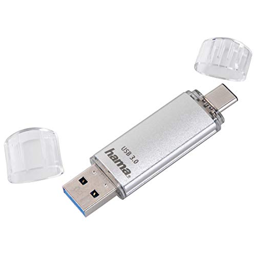 Imagen principal de Hama - C de laeta, Type-c USB 3.1/USB 3.0, 16 GB, 70 MB/s, Plata